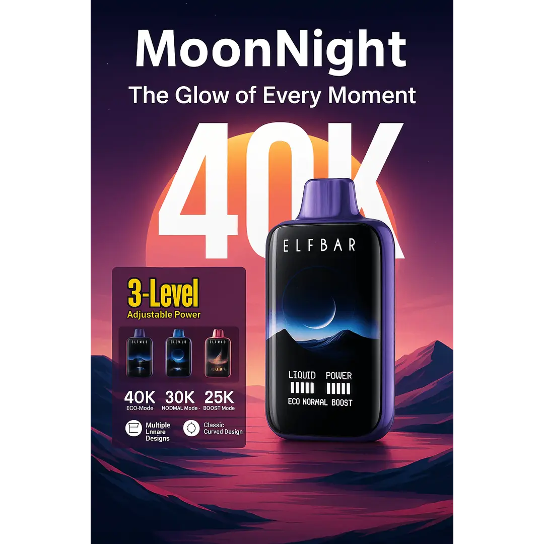 Elfbar Moon Night 40k – Kiwi Passion Fruit Guava