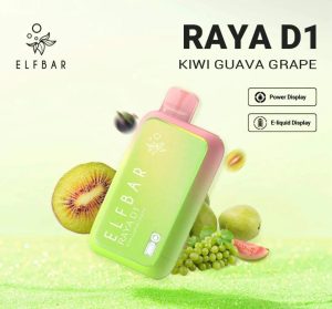 Elfbar-Raya-D1-Kiwi-Guava-Grape_1600x_crop_center-1.jpg ELF BAR RAYA D1 – Kiwi Guava Grape